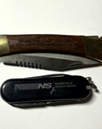 Vintage Norfolk Southern Stay Sharp Railroad Pocket Knife 2 pcs lot Railroad