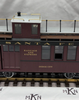 LGB 48755 G Scale Sante Fe Drover Caboose Metal Wheels, Lighting New/Box/Sleeve