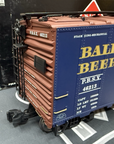 Aristo Craft ART-46213 G Scale Ballantine Beer Reefer METAL WHEELS LN/BOX