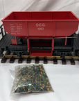 Vintage LGB 4041 OEG #1200 Ballast Car G Scale Germany Red LN/Box