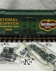 USA TRAINS R-1697 Delmonte Fruit Refrigerator Reefer Car G Scale New