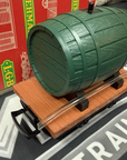 LGB 4047 Flatcar w/ Green Wine Barrel NEW NOS BOX Early Years Coupler