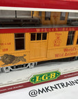 LGB 4075-DG G Scale Wilson Bros. Circus Caboose #28 Limited Edition, New In BOX