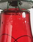 Dietz Royal Green Railroad Lantern with Fitzall Ruby Globe LOC-NOB Paulls