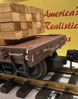 Aristo-Craft ART 46305 Pennsylvania Flat Car w/load Metal Wheels Kadee G Scale