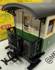 LGB 3008 Passenger Coach Green White 2nd Class Vintage Unmarked G Scale NOS New