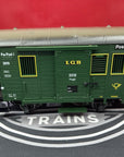 LGB 3019N Postal/Baggage Car w/Metal Wheels & Lights Tested G Scale EX/Box