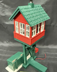 RARE AristoCraft 7109 G Elevated Watch Tower Christmas Green/RED North Pole