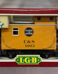 LGB 43650 Colorado & Southern 1003 G Short Yellow Caboose New