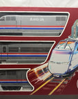 LGB 91950 G Amtrak ABA High Speed Electric Train Set EX/Box