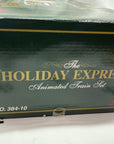 New Bright 384-10 Holiday Express MUSICAL TRAIN STATION clock tower Christmas