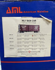 AML (American Mainline) G401 Steel Box Car 6 Box Lot New in Box. G Scale