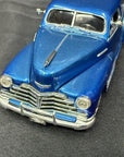 1948 Chevy Aerosedan Fleetline 1/24 Scale Diecast Model by MotorMax - Blue