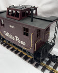 Bachmann G Scale Caboose White Pass #903 metal wheels