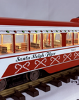 ARISTO CRAFT ART 23352x PCC TROLLEY "Season's Greetings" Santa Sleigh Flyer MINT