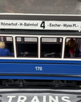 LGB 20202 2035 Trolley Street Cars Set Blue G Scale Tested LN/Box