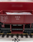 LGB 4041 OEG 1200 RED Hopper Ballast Car G Scale New/Box/Sleeve