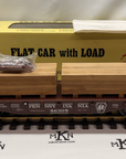 Aristo-Craft ART 46305 Pennsylvania Flat Car w/load Metal Wheels Kadee G Scale