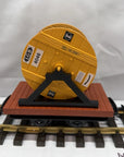 LGB 4046 CABLE REEL FLAT CAR YELLOW REEL G Scale