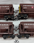 LGB 40040 PENNSYLVANIA RAILROAD PRR ORE CAR set G Scale Kadee Metal Wheels
