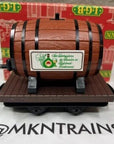 LGB 4047 G-Scale Wine Beer Barrel in Original Box NEW old stock G Scale Flat Car