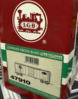 LGB G 47910 SOUTHERN PACIFIC BOXCAR G Scale EX/Box No Trucks Kadee