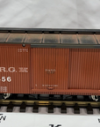 LGB 4067 G Scale Denver & Rio Grande Box Car metal wheels weathered kadee EX/Box