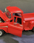 1958 CHEVROLET APACHE FLEETSIDE PICKUP RED 1/24 DIECAST MODEL BY MOTORMAX 79311
