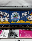 LGB 44671 Chicken Dance Boxcar with Sound Metal Wheels G Scale New Box/Sleeve
