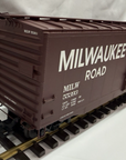 USA Trains R19319A Milwaukee Road G Scale 50’ Box Car #55393 LN