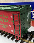 USA Trains G Scale 1992 Christmas Refrigerator Reefer Car R-1301 EX Metal Wheels