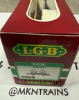 LGB 4002 G Scale Kabel Union Flatcar with Green Cable Reels New/Box