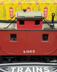 Vintage LGB 4065 Early Years Blank Caboose Red EX/Yellow Box G Scale