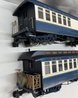 Bachmann 833 G Scale New Jersey Central Blue Comet Passenger Cars 2 pcs