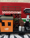 LGB 4049 Maintenance Car w/ Searchlight Metal Wheels G Scale LN/Box