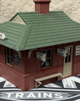 PIKO 62709 G Scale River City Station Building Built-Up New in Original Box