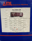 AML (American Mainline) G401 Steel Box Car 6 Box Lot New in Box. G Scale