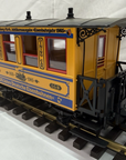 LGB 3013 SG G Scale 150 Year Anniversary Yellow Passenger Coach Dining Car