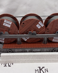 LGB 42580 G Scale Heavy Duty 8-Axle Depressed Center Cable Reel Flat Car NIB