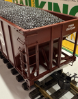 RAILKING One Gauge 70-75015 PRR Pennsylvania Hopper Coal Load #747538 G MINT