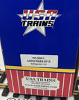 R 13031 USA Trains Christmas Santa Express Gift Car Reefer 2013 G Scale