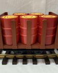 LGB Lehmann 4045 Short Flat Car with 5 Shell Oil Drum Barrel Load G Scale