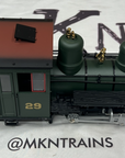 LGB 72120 G Scale Pennsylvanian RR Forney Set: Steam Loco & 2 Cars LN Complete