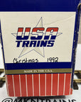 USA Trains G Scale 1992 Christmas Refrigerator Reefer Car R-1301 EX Metal Wheels