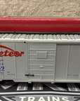 LGB 43913 SEABOARD RAILWAY, SILVER METEOR BOX CAR Metal Wheels Kadee Couplers LN