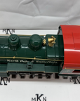 Aristo Craft Art 21235C North Pole Steam Locomotive and Tender Christmas G Scale