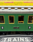 LGB 3010 Green #3 III G Scale 3rd class Passenger car New Old Stock Yellow Box