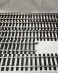 G Scale Aluminum Track Mixed Lot 6 Pcs with LGB Flex Ties (2ft to 5ft)