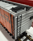 LGB 40918 RIO GRANDE “the Action Road” Box Car in Orange Metal Wheels G Scale LN