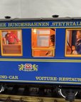 LGB 3013 G Scale Osterreichische Bundesbahnen Dining Car Lighted People LN